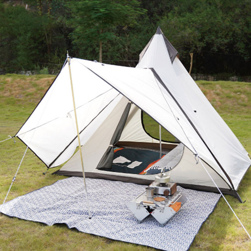 軽量インドのキャンプ雨プルーフピラミッドテント