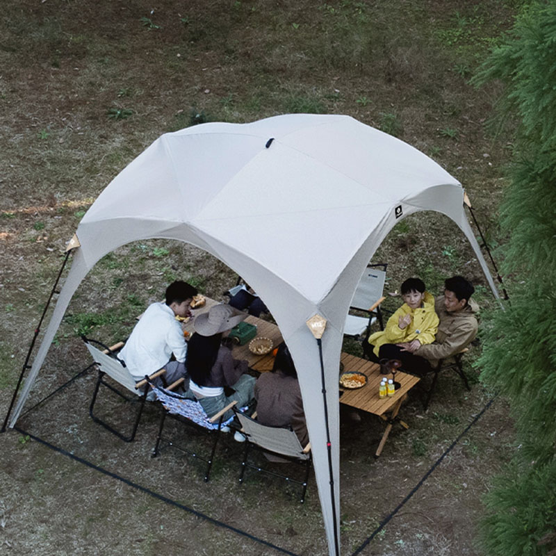 屋外ドームキャノピー自動テントを構築する必要はありません